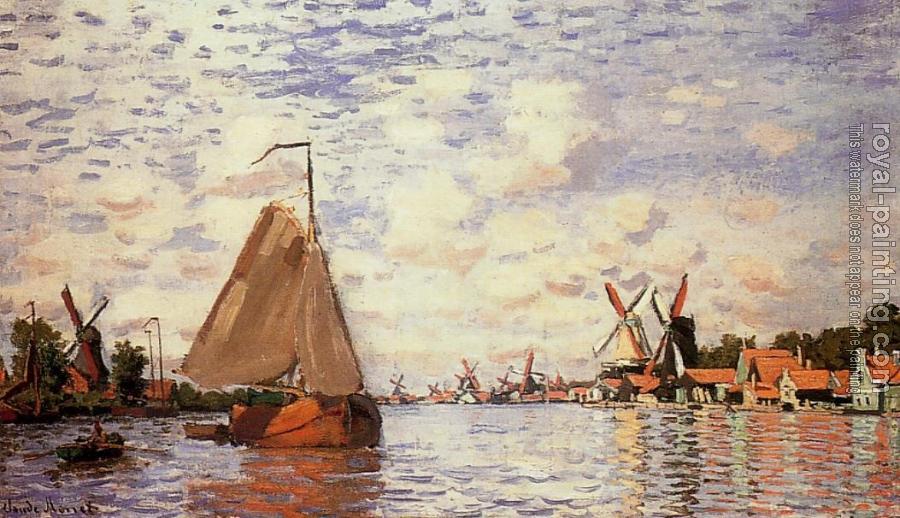 Claude Oscar Monet : The Zaan at Zaandam II